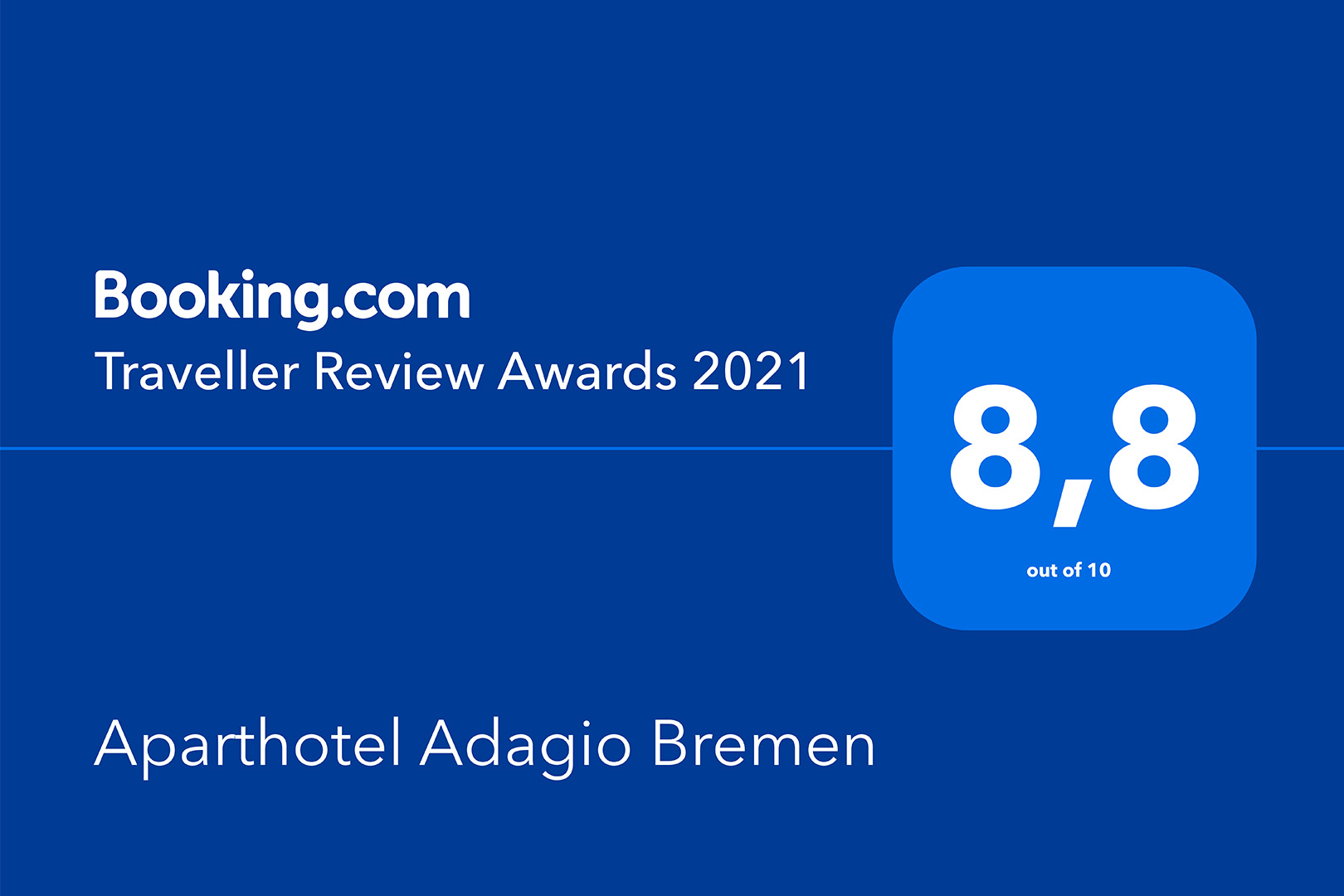 Aparthotel Adagio Bremen - Traveller Review Award 2021