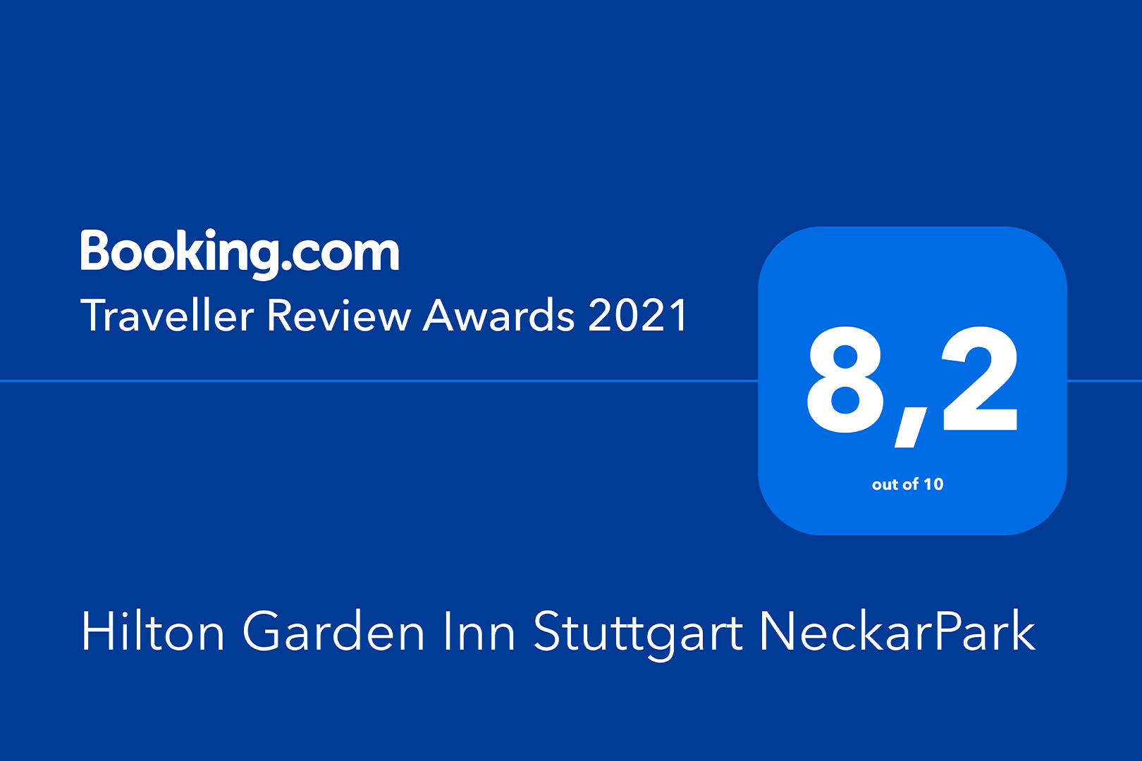 Hilton Garden Inn Stuttgart NeckarPark - Traveller Review Award 2021