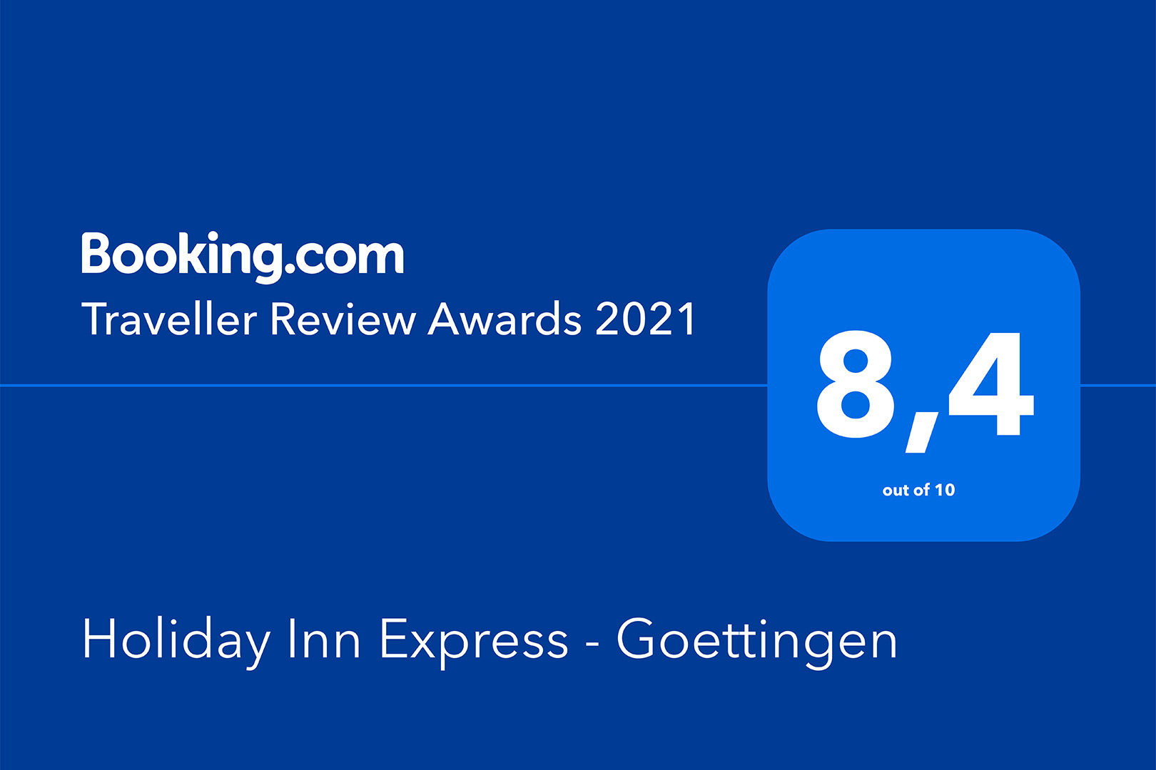 Holiday Inn Express Göttingen - Traveller Review Award 2021