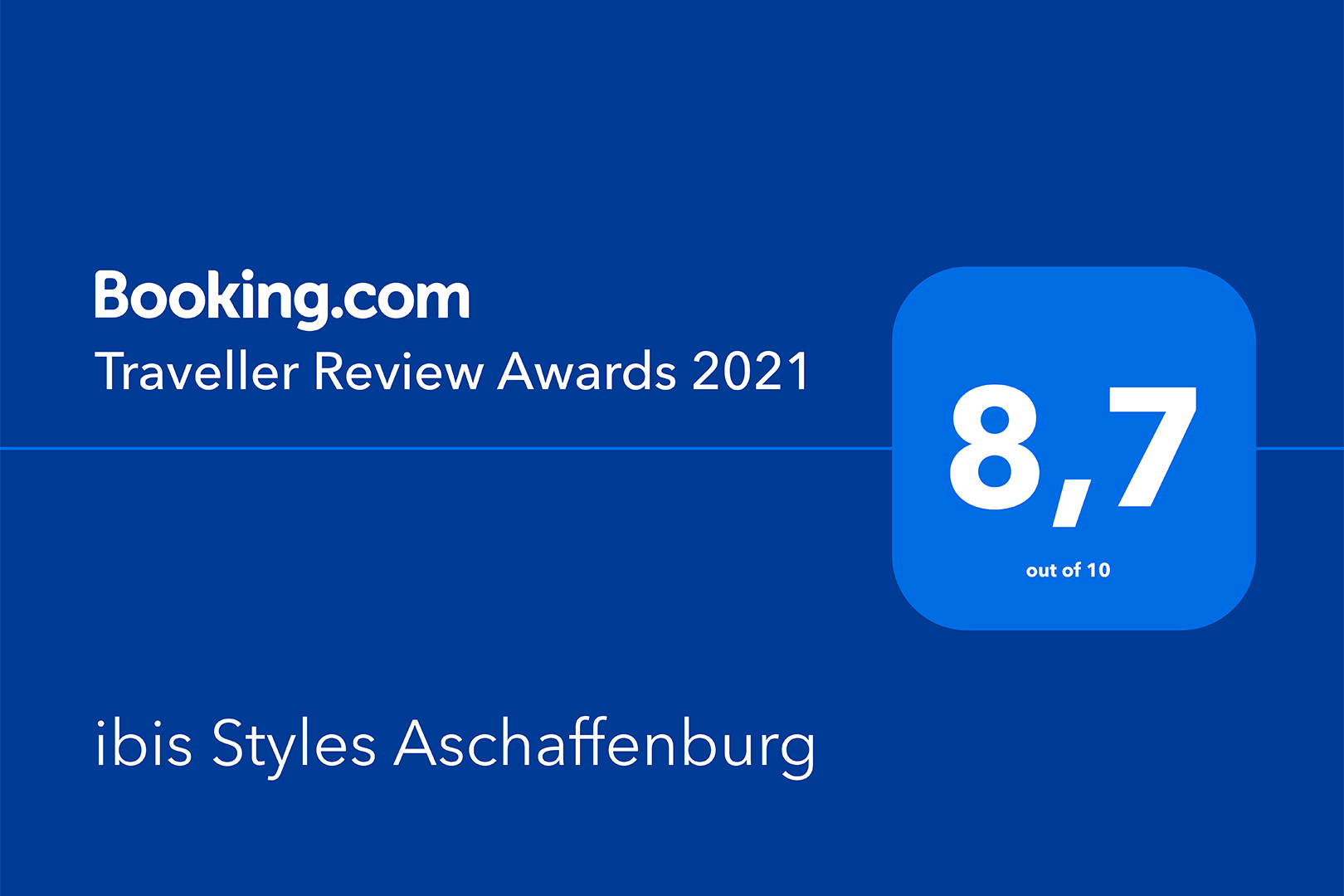 ibis Styles Aschaffenburg - Traveller Review Award 2021