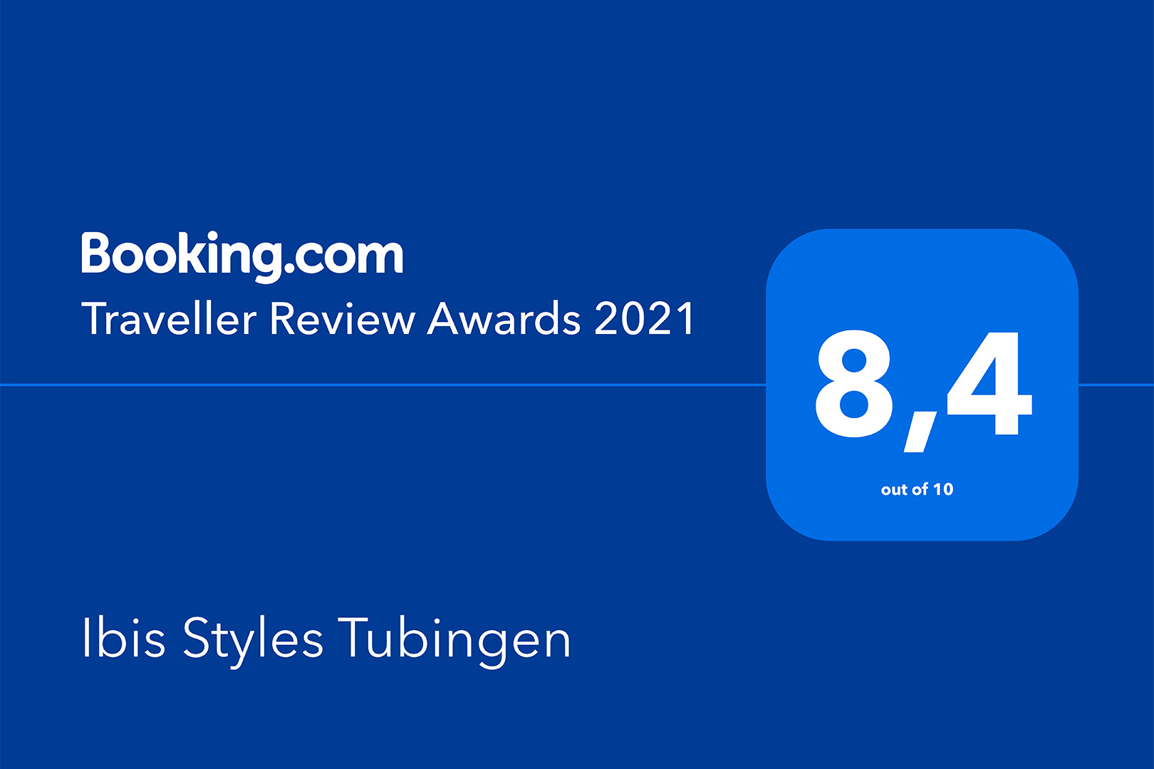 ibis Styles Tübingen - Traveller Review Award 2021