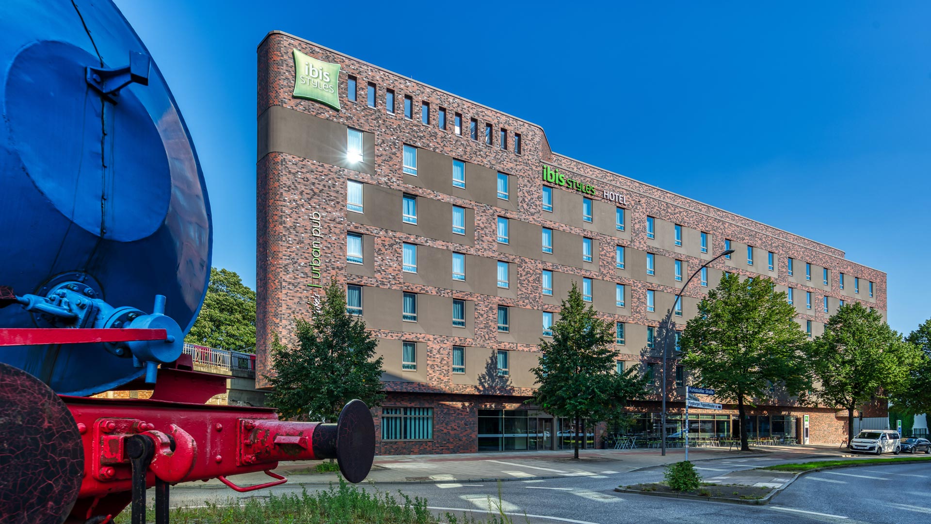 Foto der Außenansicht - ibis Styles Hamburg-Barmbek