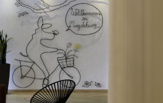 Drahtesel: Hoteldesign im ibis Styles Magdeburg