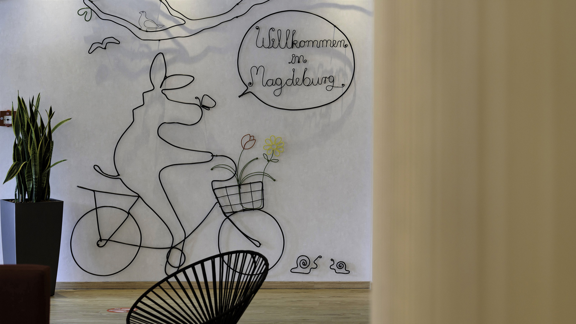 Drahtesel: Hoteldesign im ibis Styles Magdeburg